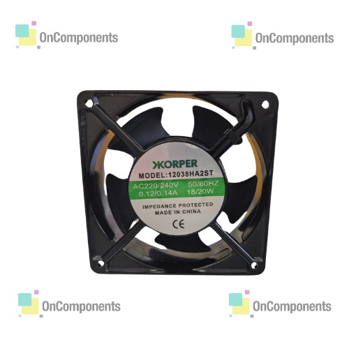 KORPER 12038HAST AC 220/240V Cooling Fan